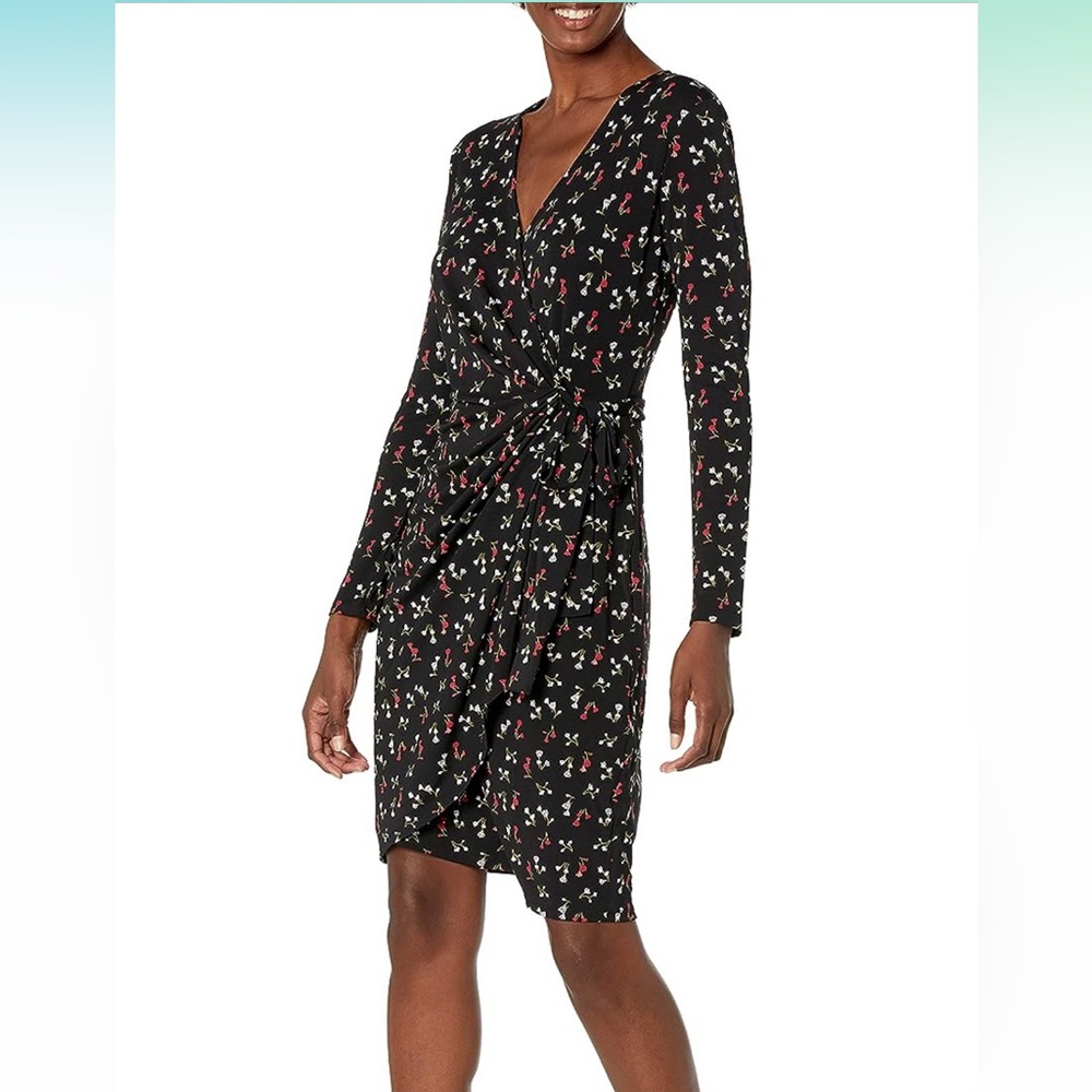 midi wrap dress